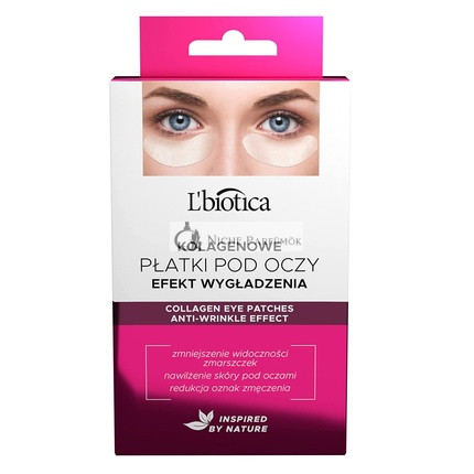 L'Biotica Kollagén Szemkörnyék Párnák - Ráncok Csökkentése, 3 Pár