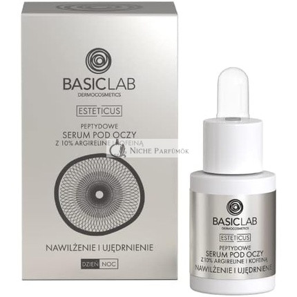 BasicLab Peptid Augenserum mit 10% Argireline Feuchtigkeitsspendend und Straffend 15ml