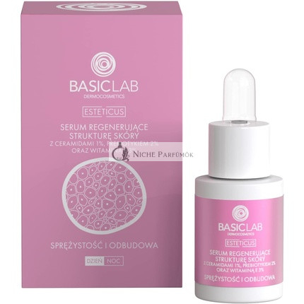 Basiclab Regenerierendes Hautstrukturserum mit 1% Ceramiden, 15ml