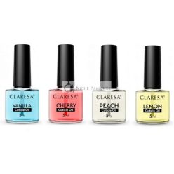   Claresa Körömápoló Kutikula Kondicionáló 5ml, Vanília, Cseresznye, Citrom és Őszibarack illattal