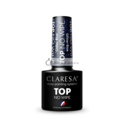 Claresa Top No Wipe Glitter Kék UV Körömlakk 5ml