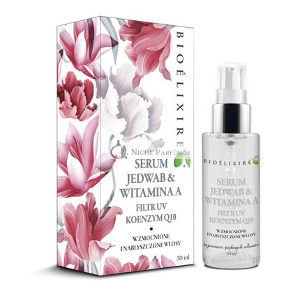 Bioelixir Seidenserum mit Vitamin A, stärkendes Haarsérum mit UV-Filter und Coenzym Q10 50ml