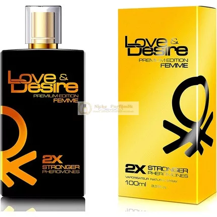 Love & Desire Gold Premium Edition Pheromone für Frauen 100ml, Neuer Unglaublicher Duft, Der Anziehende Männer Anlockt