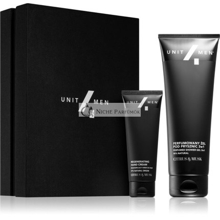 Unit4Men Regenerationsset - Citrus und Moschus, für hydratisierte Haut