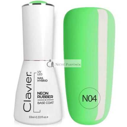 Luxury Neon Rubber Base Színes Gumi Alap N04 Zöld Szivárvány