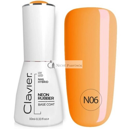 Luxuriöser Neon Gummi Basis Farbiger Gummi Basis N06 Orange Regenbogen