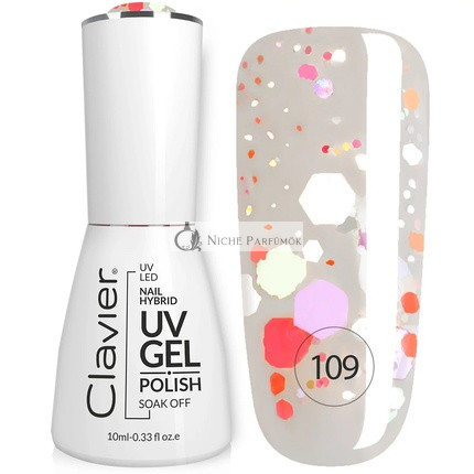 Clavier Luxus Hybrid UV Gel Nagellack 109 Zitronen Shot, 10ml