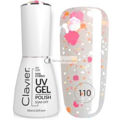 Clavier Luxus Hybrid UV Gél Körömlakk 110 Fizz Drink 10ml
