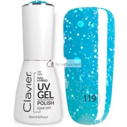   Luxus Hibrid Körömlakk Holografikus Részecskékkel 119 Cooler Bl