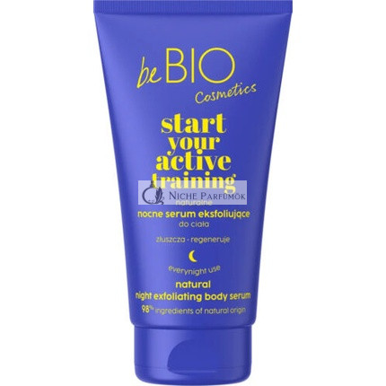 Bebio Cosmetics 98% Natürliches Peeling Körperserum für die Nacht, 150ml