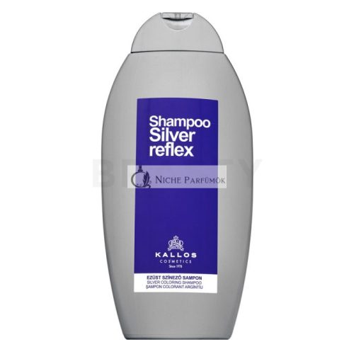 Kallos Silver Reflex Shampoo tönendes Shampoo für platinblondes und graues Haar 350 ml