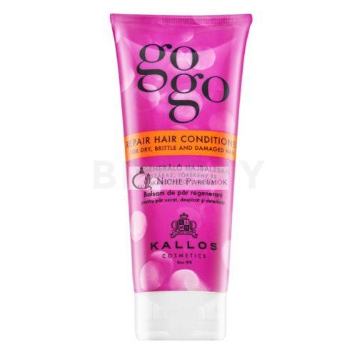 Kallos GoGo Repair Hair Conditioner tápláló kondicionáló száraz fakó hajra 200 ml