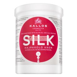   Kallos Silk Hair Mask hajsimító maszk durva és rakoncátlan hajra 1000 ml
