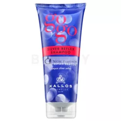   Kallos GoGo Silver Reflex Shampoo tönendes Shampoo für platinblondes und graues Haar 200 ml
