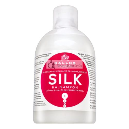 Kallos Silk Shampoo glättendes Shampoo für widerspenstiges Haar 1000 ml