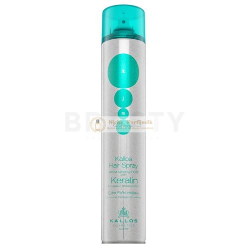 Kallos Keratin Hair Spray Extra Strong Hold extra erős hajlakk keratinnal 750 ml