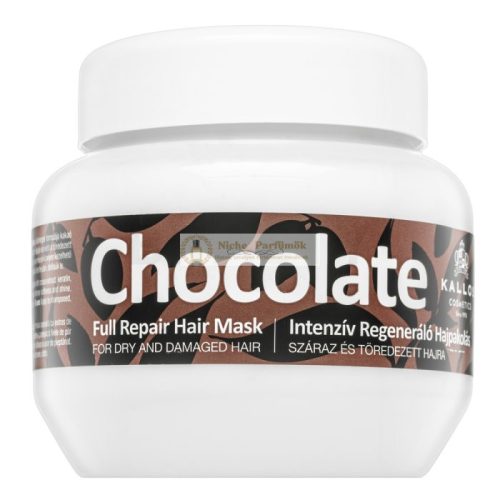 Kallos Chocolate Full Repair Hair Mask erősítő maszk nagyon sérült hajra 275 ml