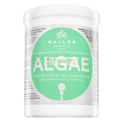 Kallos Algae Moisturizing Hair Mask tápláló maszk hidratáló hatású 1000 ml