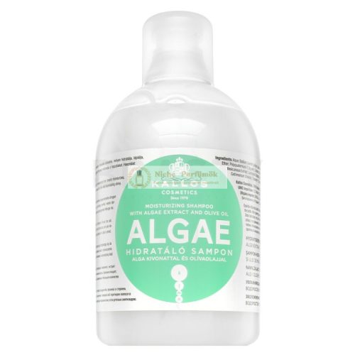 Kallos Algae Moisturizing Shampoo Pflegeshampoo mit Hydratationswirkung 1000 ml