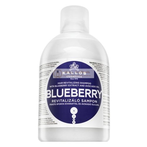 Kallos Blueberry Hair Revitalizing Shampoo Pflegeshampoo mit Hydratationswirkung 1000 ml