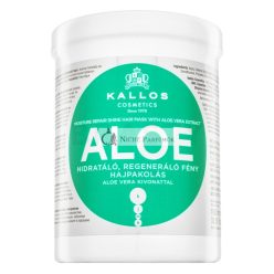   Kallos Aloe Moisture Repair Shine Hair Mask tápláló maszk puha és fényes hajért 1000 ml