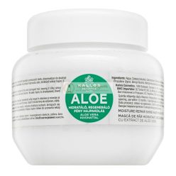   Kallos Aloe Moisture Repair Shine Hair Mask tápláló maszk puha és fényes hajért 275 ml