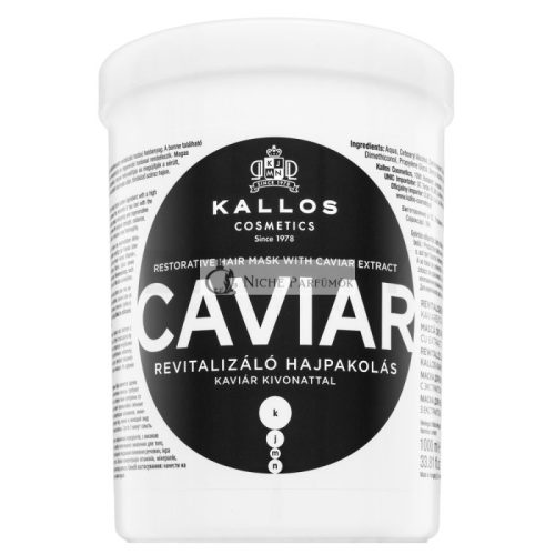 Kallos Caviar Anti-Aging Hair Mask pflegende Haarmaske für reifes Haar 1000 ml