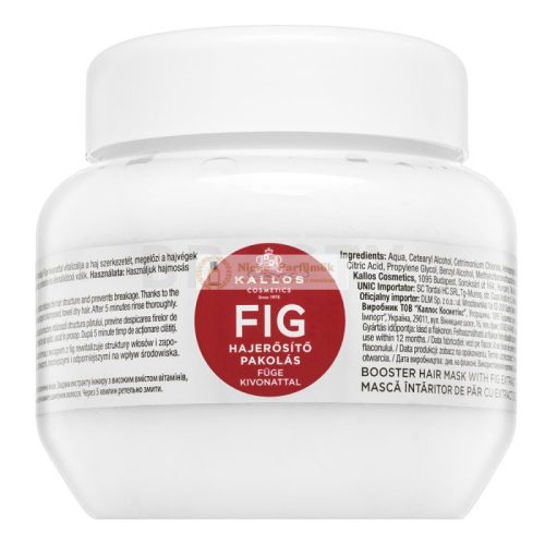 Kallos Fig Booster Hair Mask erősítő maszk gyenge hajra 275 ml