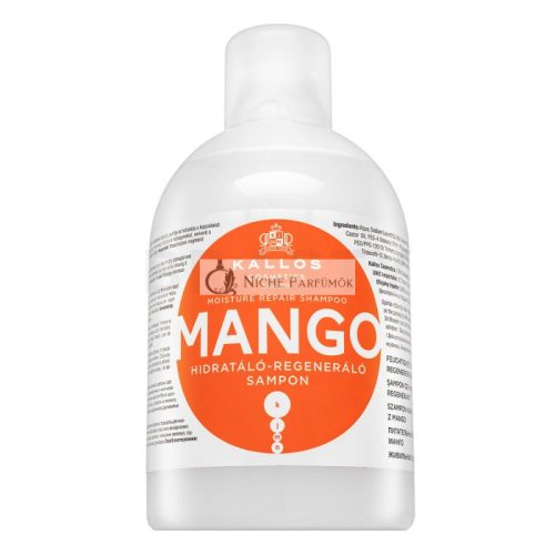 Kallos Mango Moisture Repair Shampoo Pflegeshampoo für trockenes und geschädigtes Haar 1000 ml
