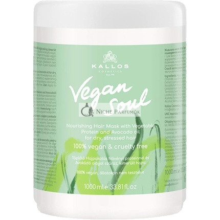 Kallos Vegan Soul Haarmaske mit Pflanzenproteinen, 1000ml