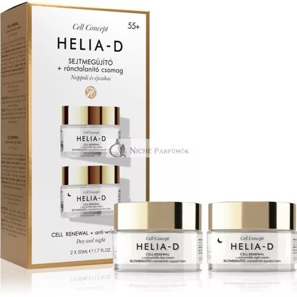 Helia-D Cell Concept Zellrenewal Anti-Aging Set - Tages- und Nachtfaltencreme, 250ml