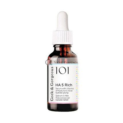 Geek & Gorgeous HA 5 Reichhaltiges Hyaluronserum für das Gesicht 30ml