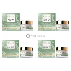   Helia D Botanic Concept Feuchtigkeitsspendende Nachtcreme mit Tokajer Weinextrakt, 50ml - 4 Stück