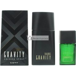   Coty Gravity 2 Részes Ajándékcsomag: Dark Gravity Cologne 100ml - Defy Gravity Cologne 30ml