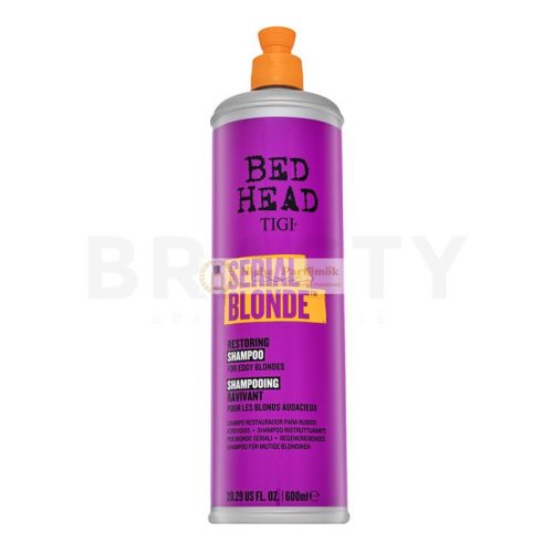 Tigi Bed Head Serial Blonde Restoring Shampoo erősítő sampon szőke hajra 600 ml