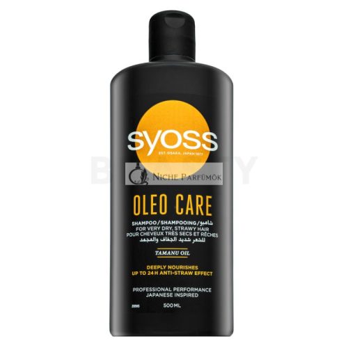 Syoss Oleo Care Shampoo Pflegeshampoo für alle Haartypen 500 ml