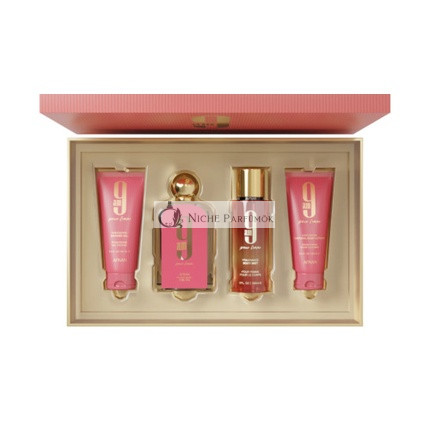 Afnan 9 am Pour Femme EDP, 100ml, Bodyspray 150ml, Packung 4
