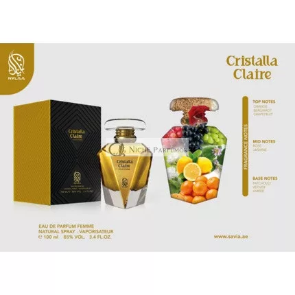 Cristalla Claire Eau de Parfum 100ml von NYLAA