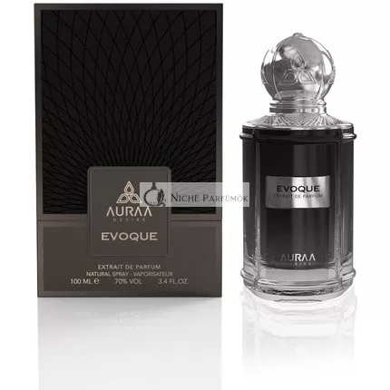 Evoque Extrait Parfüm 100ml, Kardamom Bergamotte Pflaume Duft für Männer und Frauen
