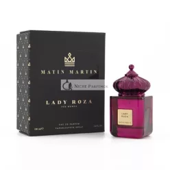   Lady Roza Eau de Parfum für Frauen Litch Rose Bergamot Intensiver Raffinierter Duft Boutique Signature Arabische Parfümerie