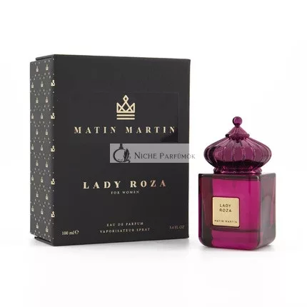 Lady Roza Eau de Parfum für Frauen Litch Rose Bergamot Intensiver Raffinierter Duft Boutique Signature Arabische Parfümerie