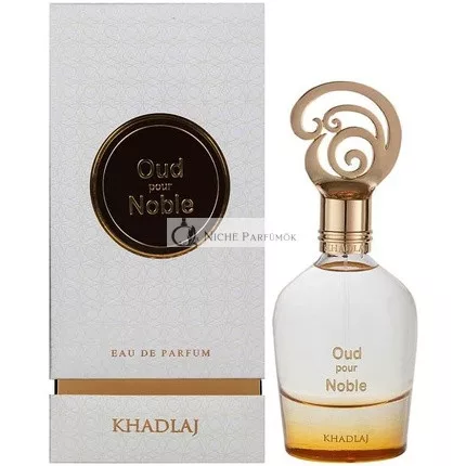 KHADLAJ Oud Pour Noble Wood Duft Eau De Parfum für Herren, 100ml