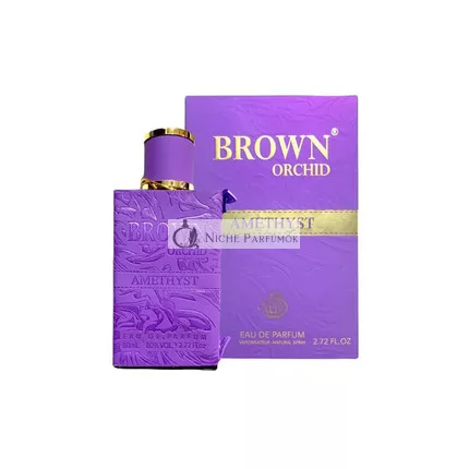 Fragrance World Brown Orchid Amethyst Eau De Parfum, 80 ml