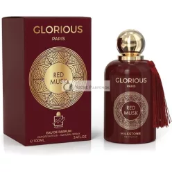   MILESTONE Parfums Glorious Paris Red Musk Unisex Langanhaltender Duft Eau de Parfum 100ml