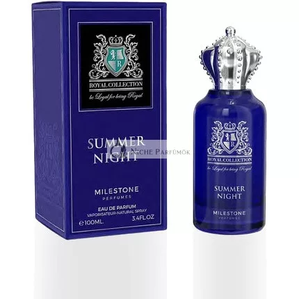 MILESTONE Parfums Royal Collection Sommernacht Unisex Langanhaltender Duft Eau de Parfum 100ml