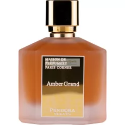 Paris Corner Unisex Amber Grand Pendora EDP Spray, 100ml