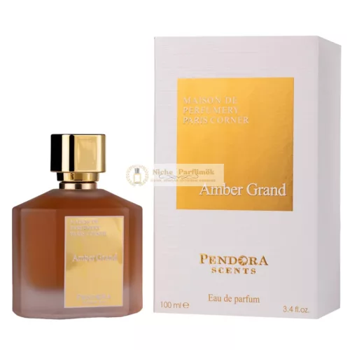 Paris Corner Unisex Amber Grand Pendora EDP Spray, 100ml
