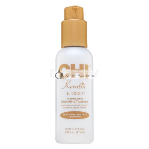 CHI Keratin K-Trix 5 Thermal Active Smoothing Treatment glättende Styling-Milch für raues und widerspenstiges Haar 116 ml