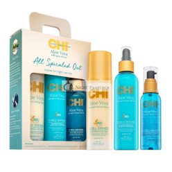  CHI Aloe Vera All Spiraled Out Set Set für lockiges und krauses Haar 147 ml + 177 ml + 89 ml