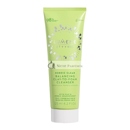 Lumene Nordic Clear Tyyni Balancing Clay-to-Foam Tisztító 120ml